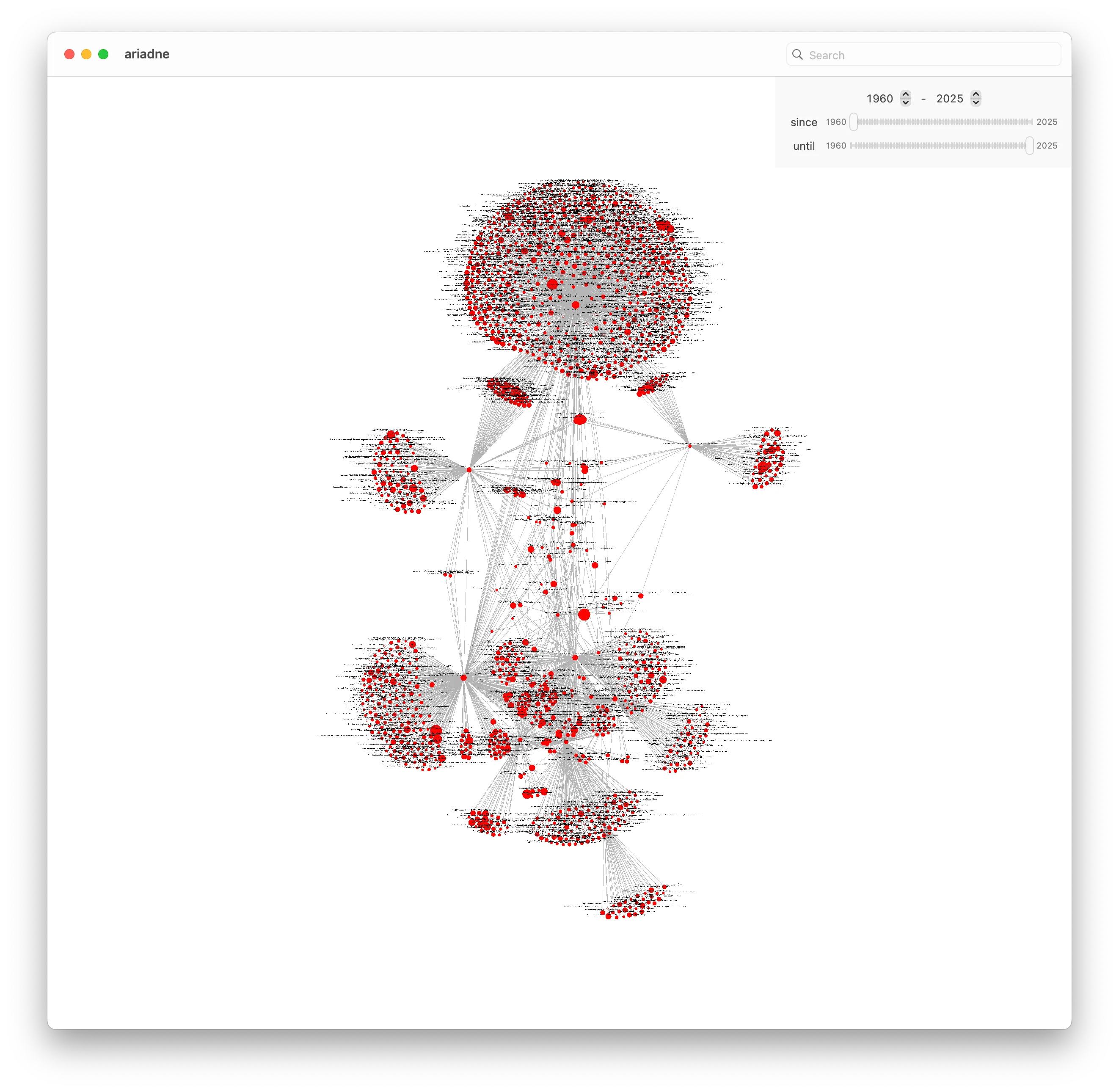 A graph of Bounding Volume Hierarchy papers.